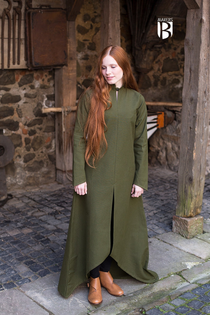 Dress Ranwen, olive green