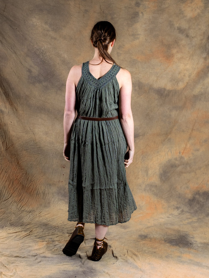Goddess Dress Hera, nature green