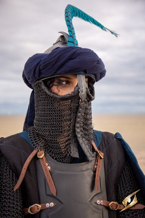 Persian helmet, bronzed, 1-1.2 mm