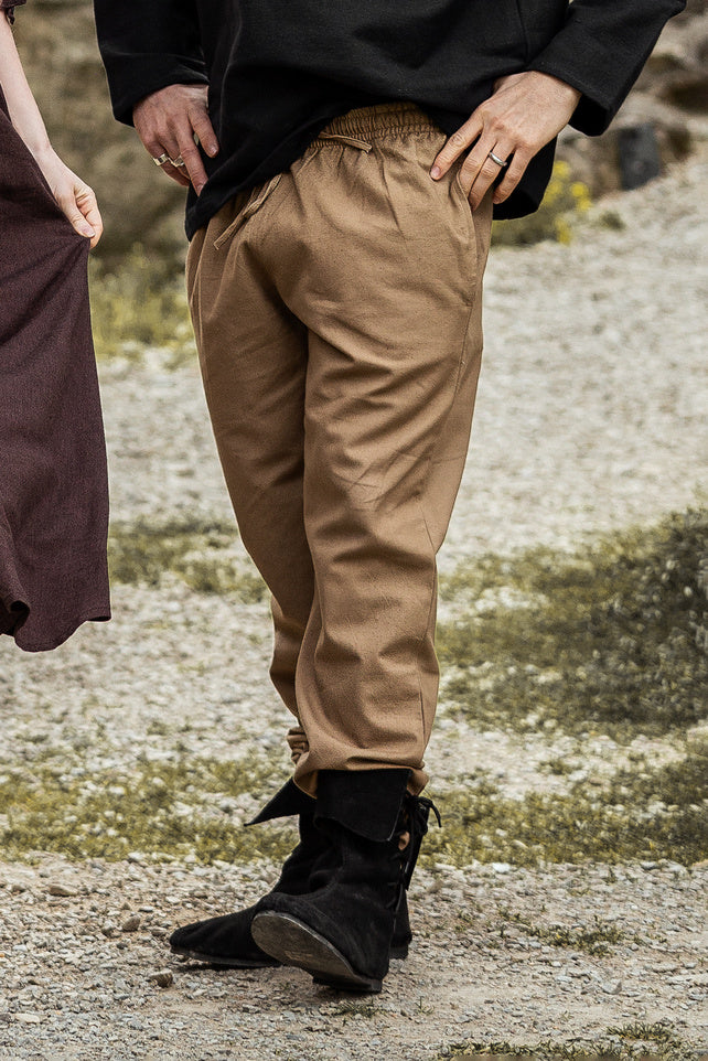 Cotton trousers, sand