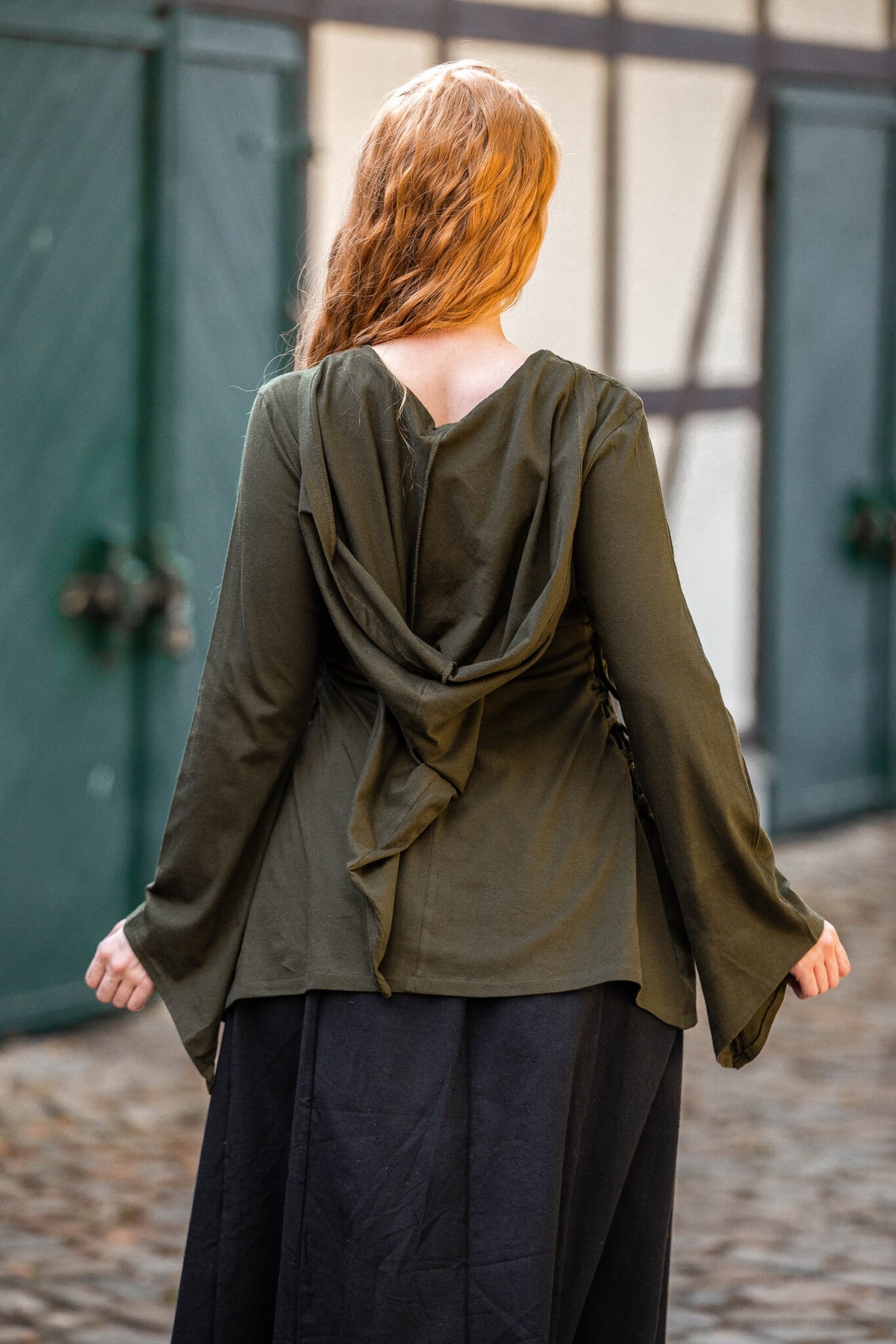 Ladies tunic Lea green