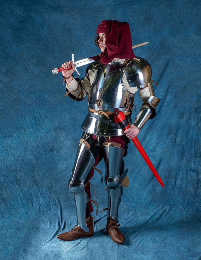 Gothic pauldrons 1460-1500, 1.2 mm