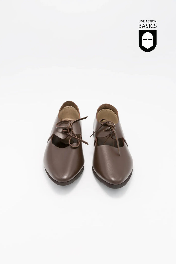 Medieval women's shoes with rubber sole