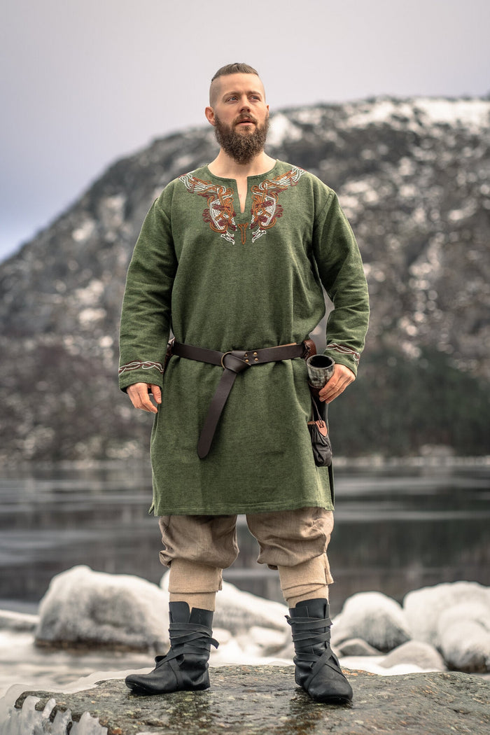 Tunic Viking jarl Hakon, green