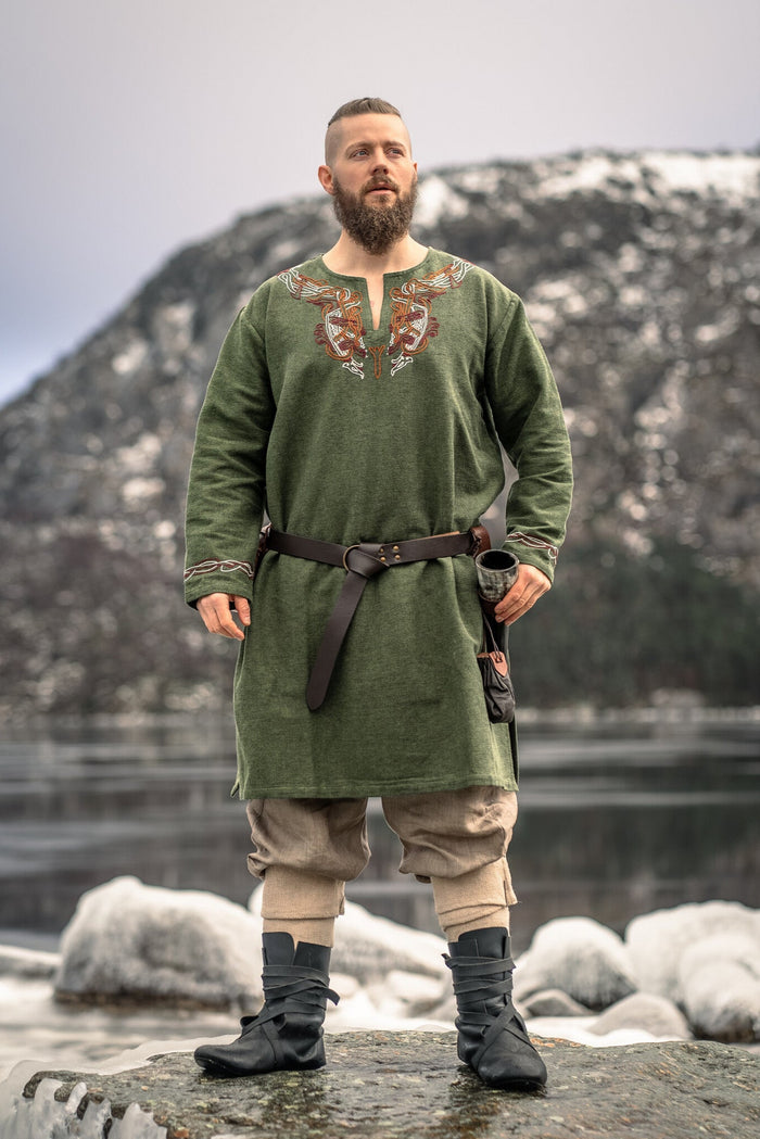 Tunic Viking jarl Hakon, green
