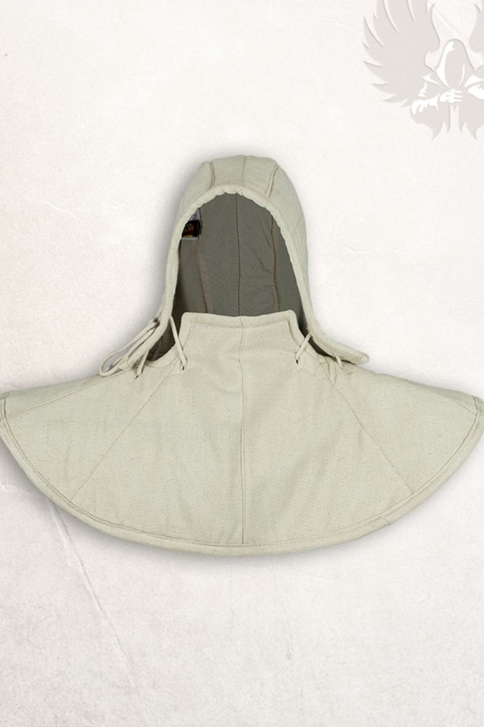 Gambeson hood and collar Aulber cream