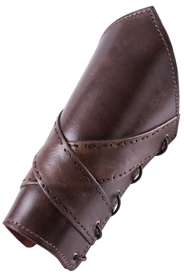 Uhtred leather bracers, underarm guards