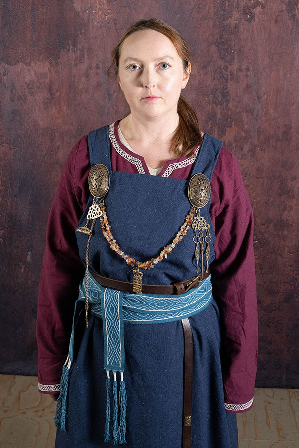 Wikińska brosza tarczowa w stylu Jellinge, brąz (cena za sztukę)