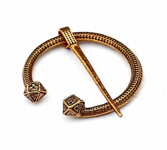 Viking horseshoe fibula Finland, bronze