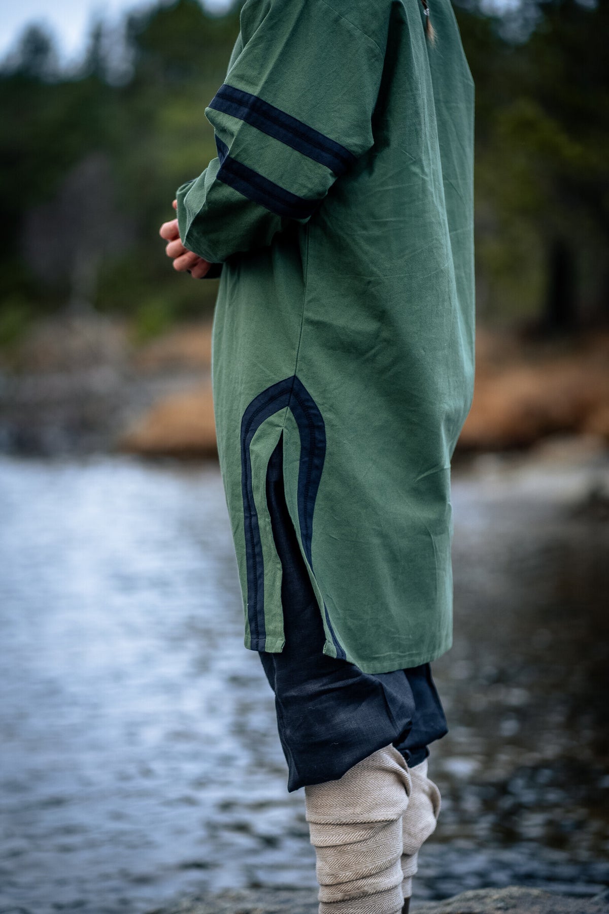 Frankish tunic Clovis, green
