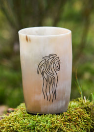 Horn drinking cup Epona, 100-200 ml