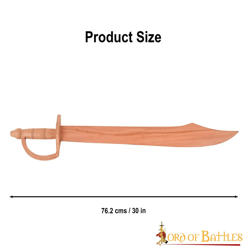 Sabre de pirate en bois avec garde