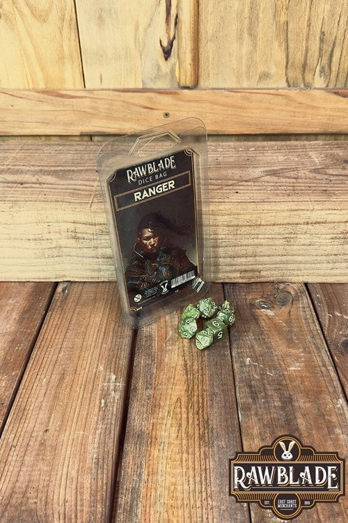 Dice bag with dice set, Ranger