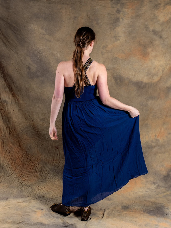 Goddess Dress Persephone, night blue