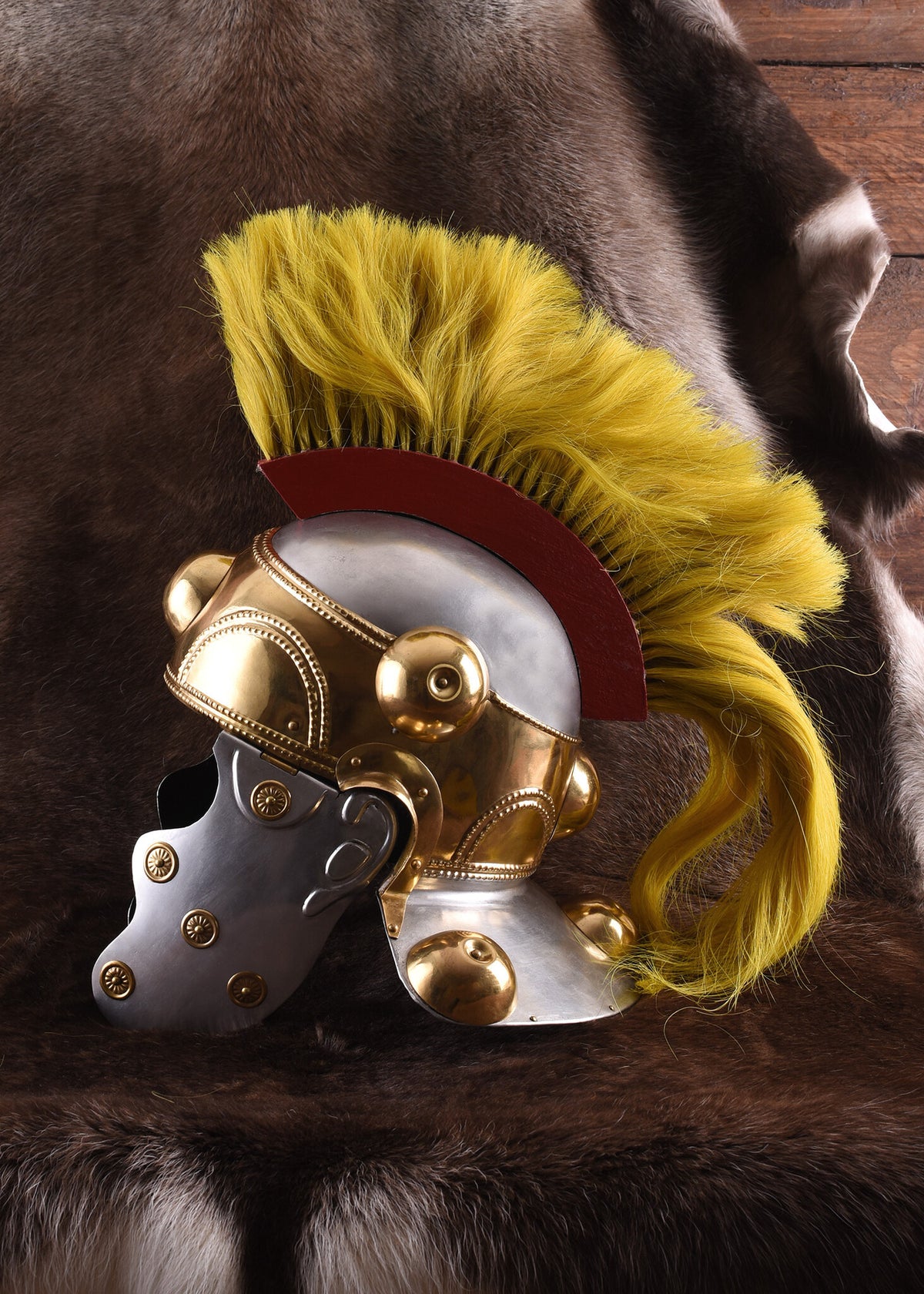 Witcham Gravel Roman auxiliary helmet, 1-1.2 mm
