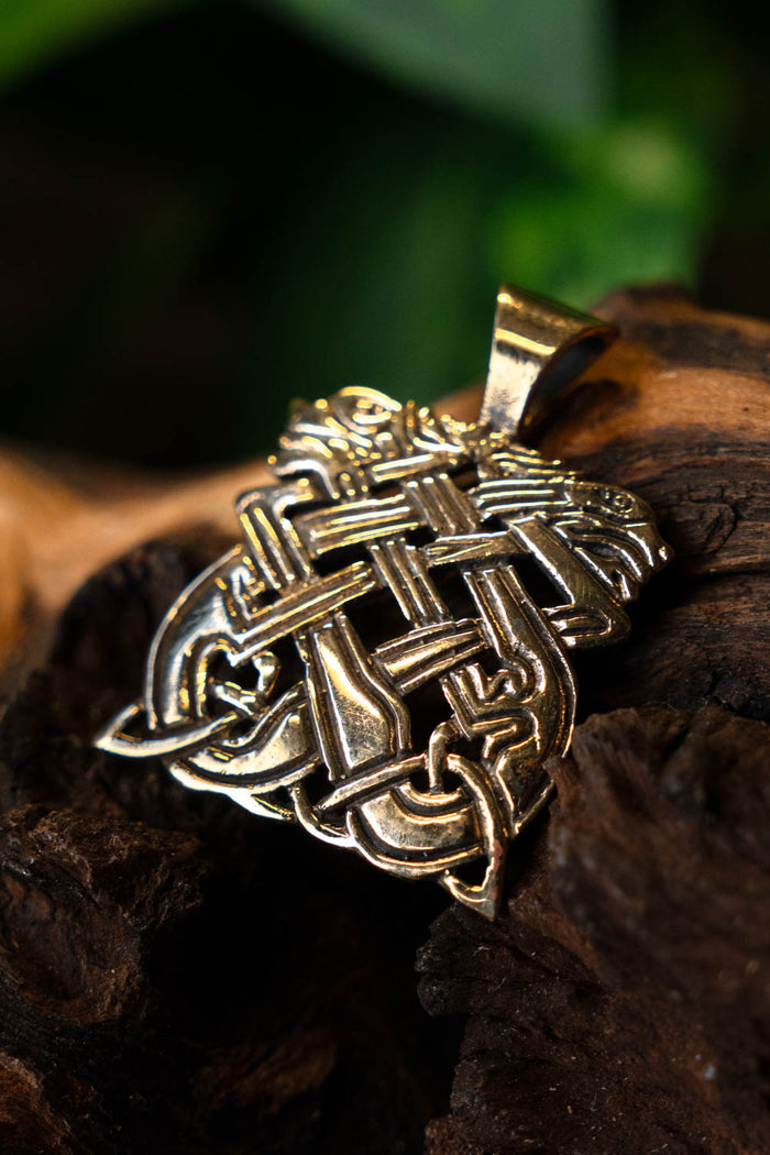 Gaelic jewelry dogs of Cú Chulainn, bronze
