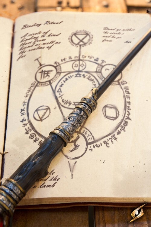 Zauberstab Eldritch, schwarz