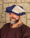 Landsknecht beret Jorg, creamblue