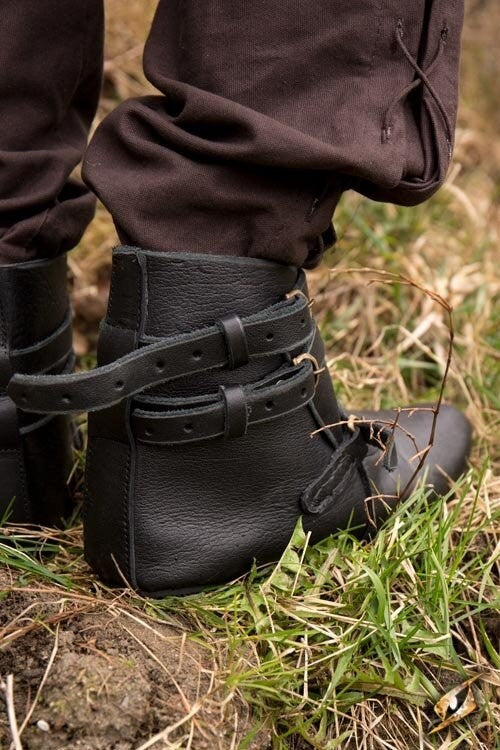 Medieval ankle boots Godfrey, black