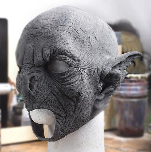 Savage orc mask, unpainted