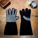 Ringbrynjehandskar, oklinkade runda ringar