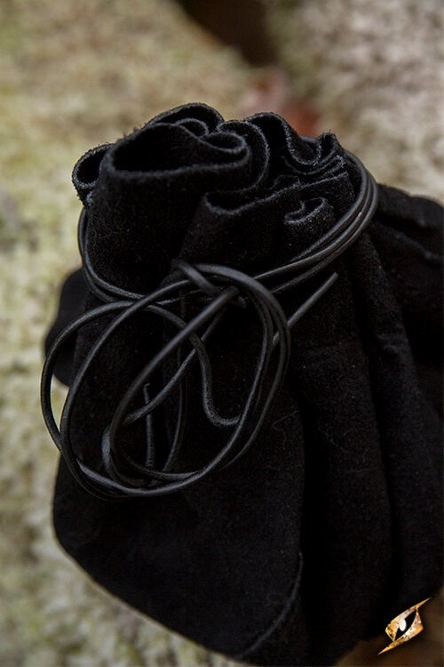 Leather pouch Michelangelo, black