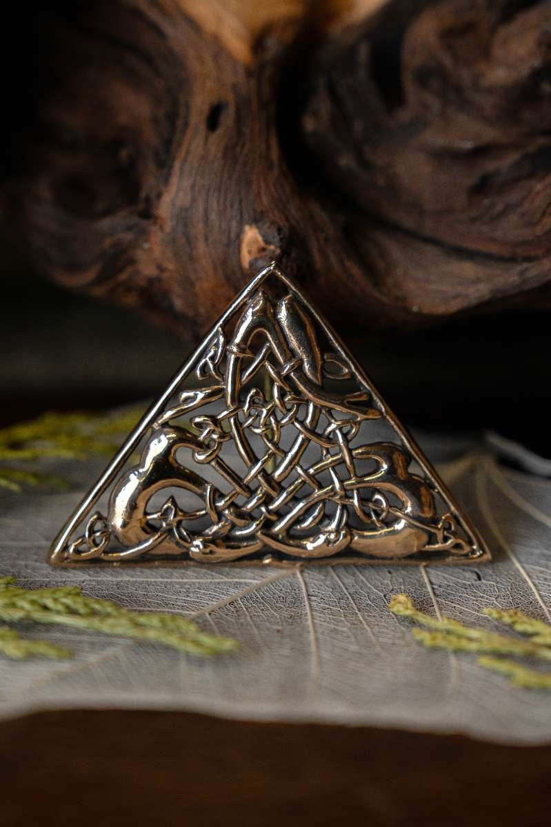 Gaelic Boken of Kells brooch, bronze