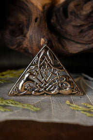Gaelic Boken of Kells brooch, bronze