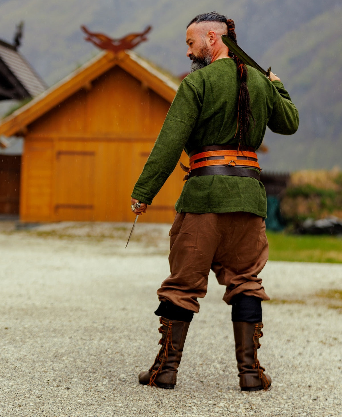 Viking tunic Hans, green
