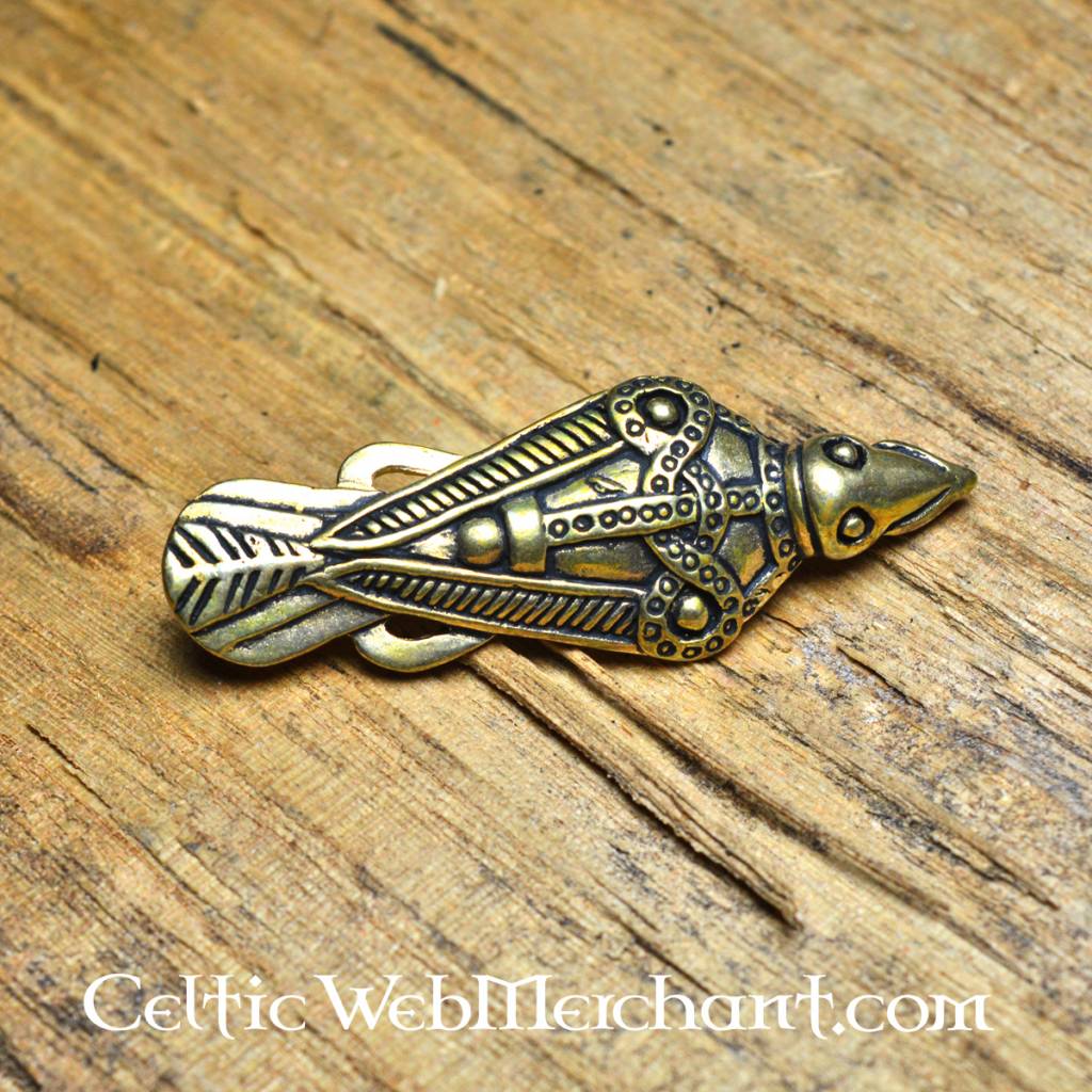 Vendel Bird Fibula Uppåkra, bronze
