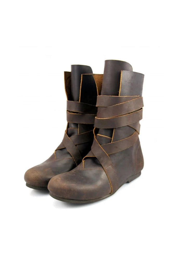 Viking boots Hedeby, brown