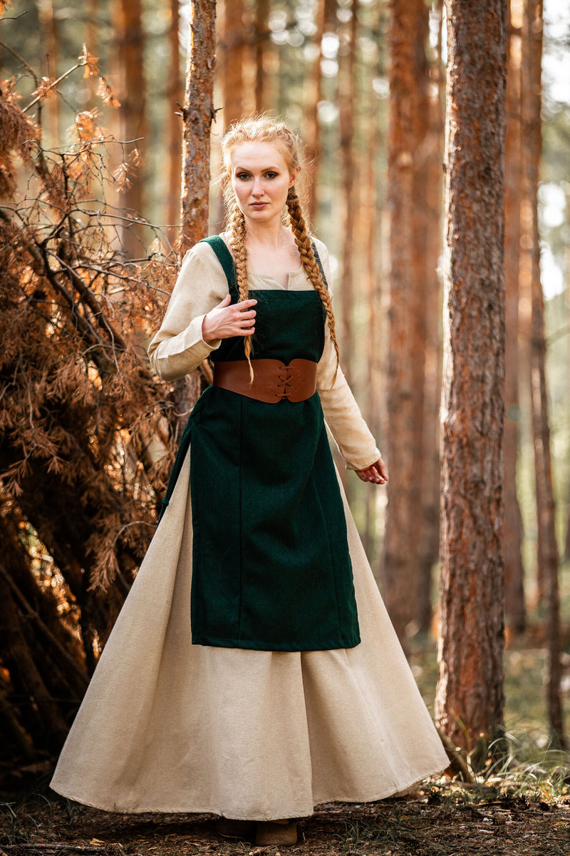 Hangeroc Frigg, groen, wolmix