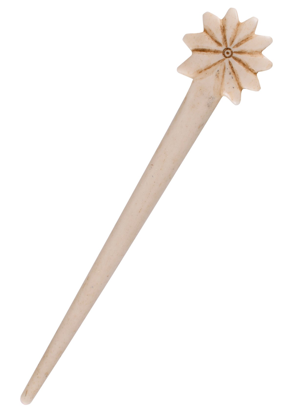 Roman hairpin with star, bone
