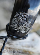Drinking horn, dragon, 200-300 ml