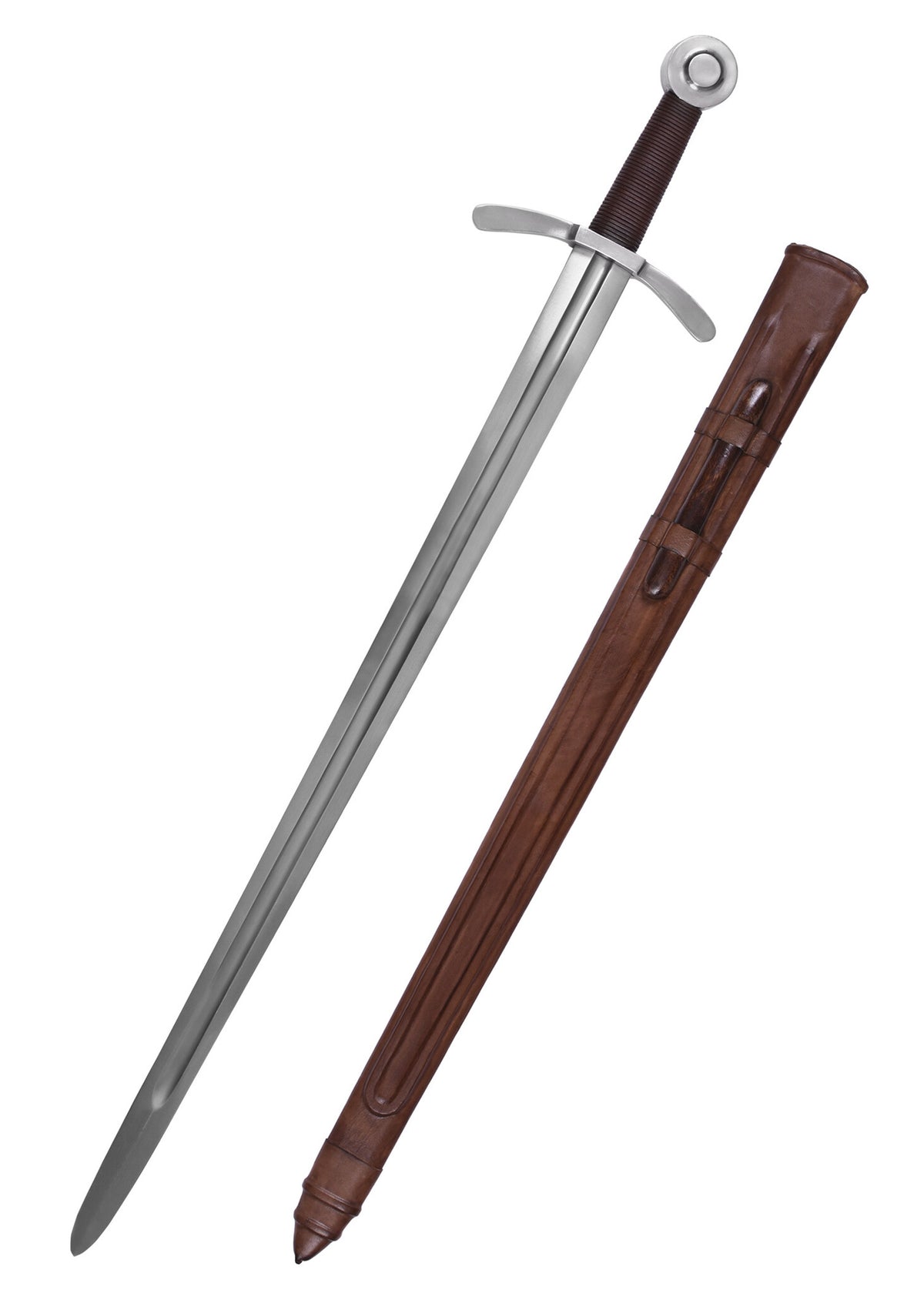 Medieval crusader sword, semi-sharp