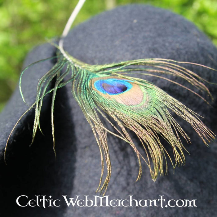 17th century hat Randell, brown, wool felt