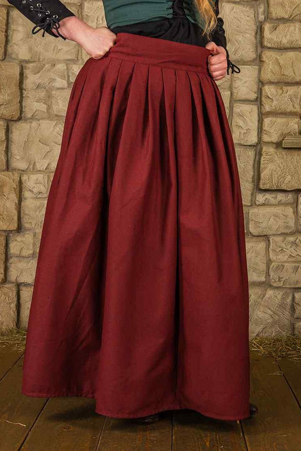Skirt Anna, burgundy