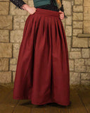 Skirt Anna, burgundy