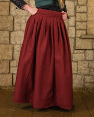 Skirt Anna, burgundy