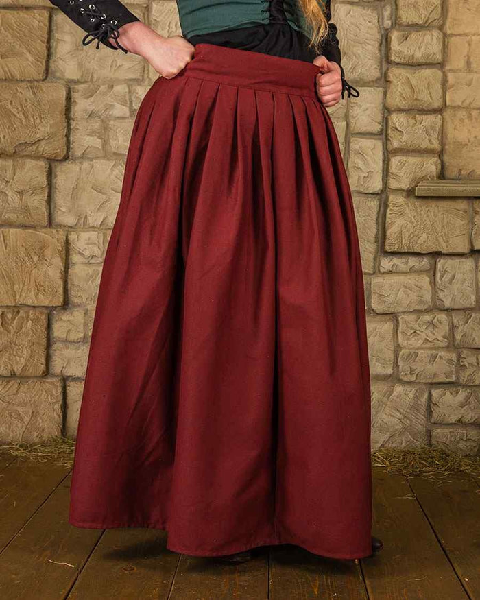 Skirt Anna, burgundy