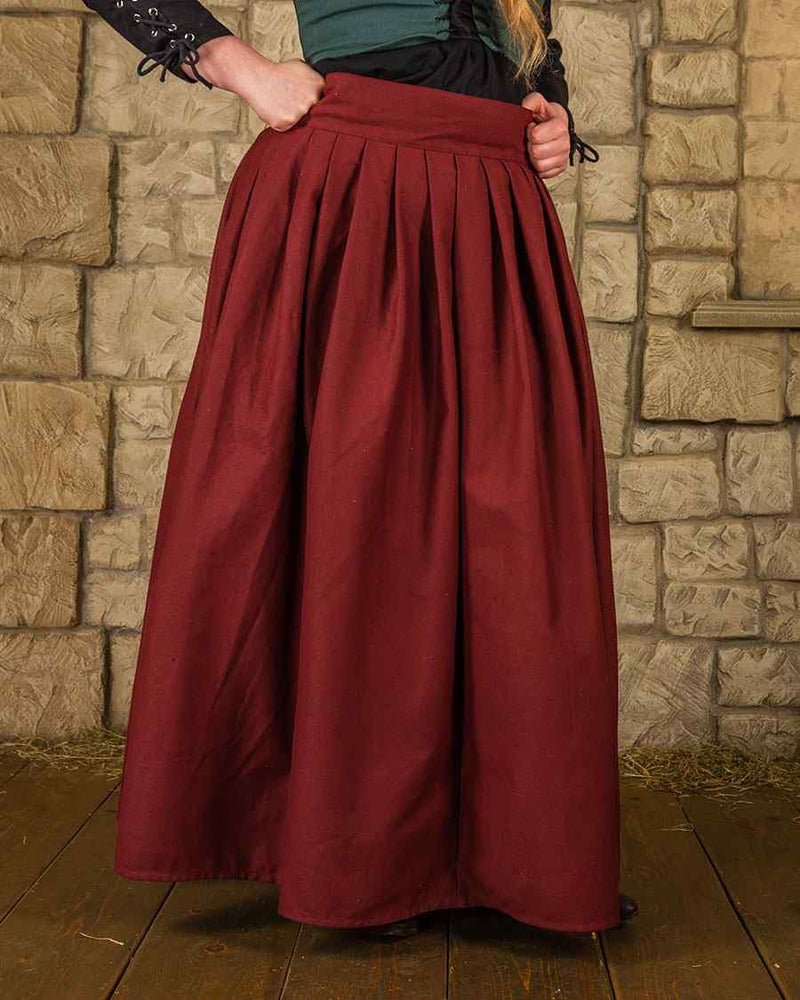 Skirt Anna, burgundy