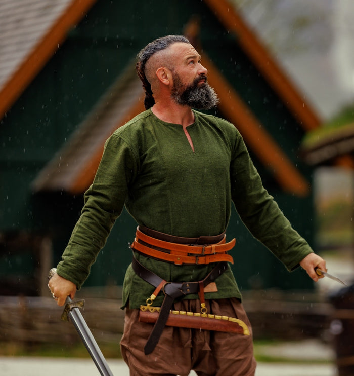 Viking tunic Hans, green