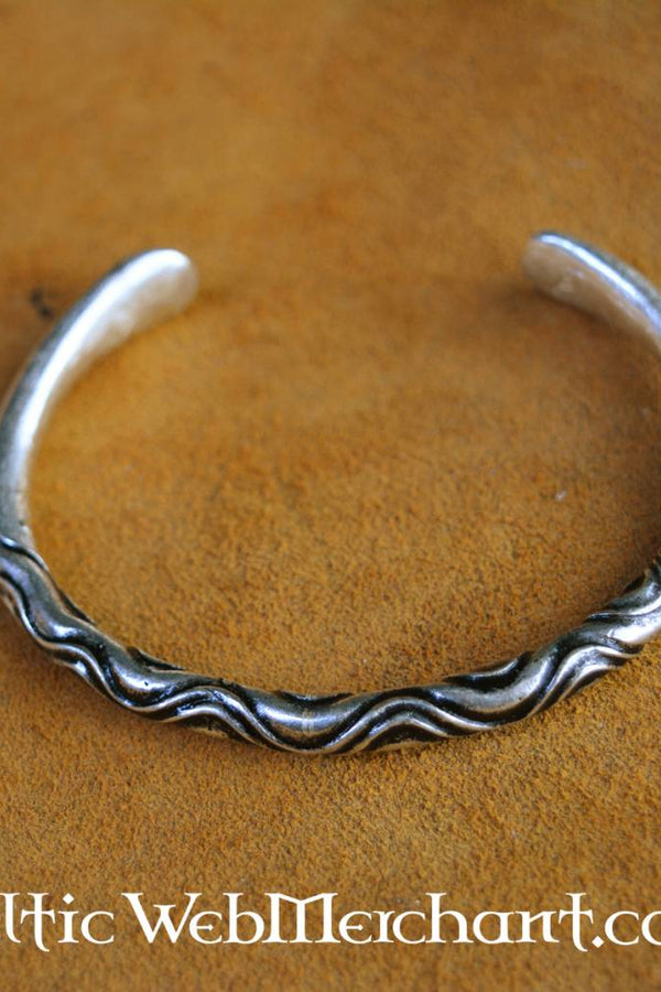 Viking 'hack armband', silvered bronze