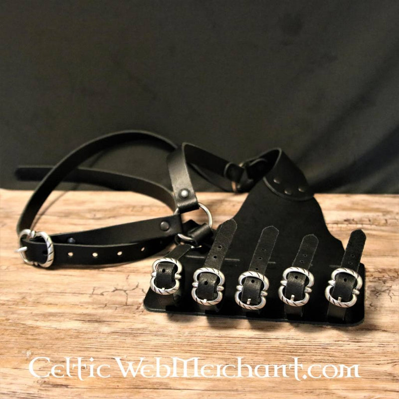 Rapier baldric, 16th-17th century, black