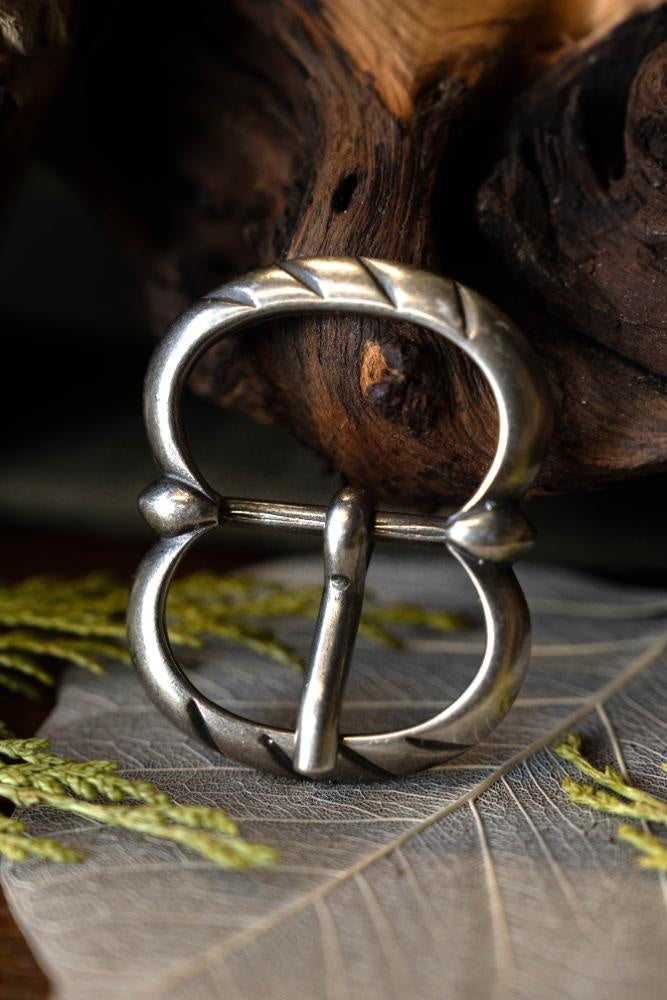 Późnośredniowieczna klamra 2a, posrebrzana