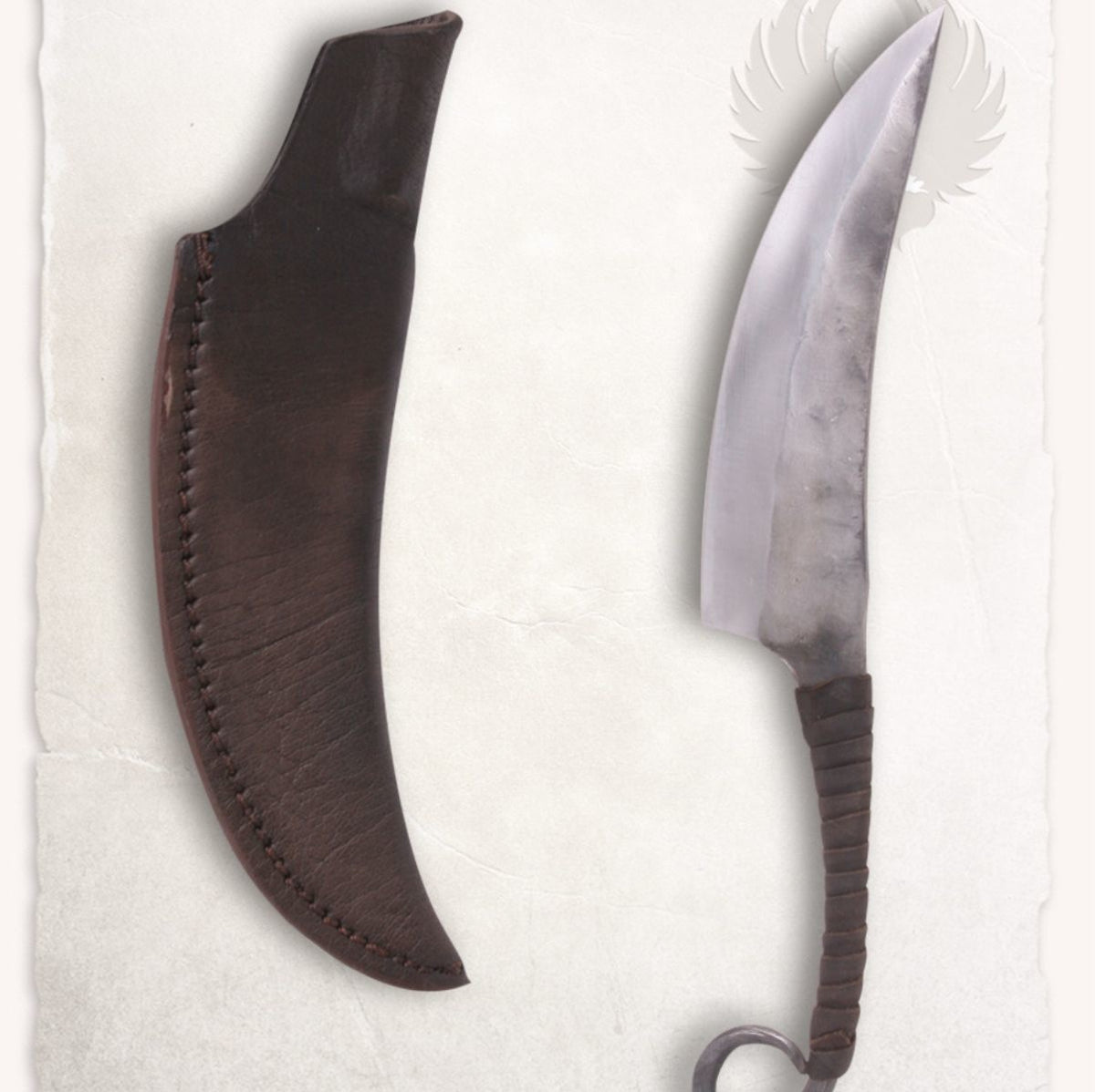 Celtic knife Glen, L, stainless steel, semi-sharp