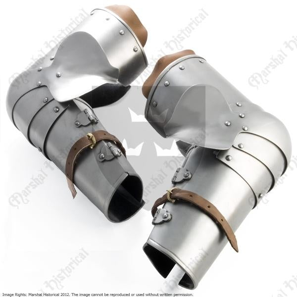 Vambraces 1390–1450 'S18', arm armour, 1.6 mm