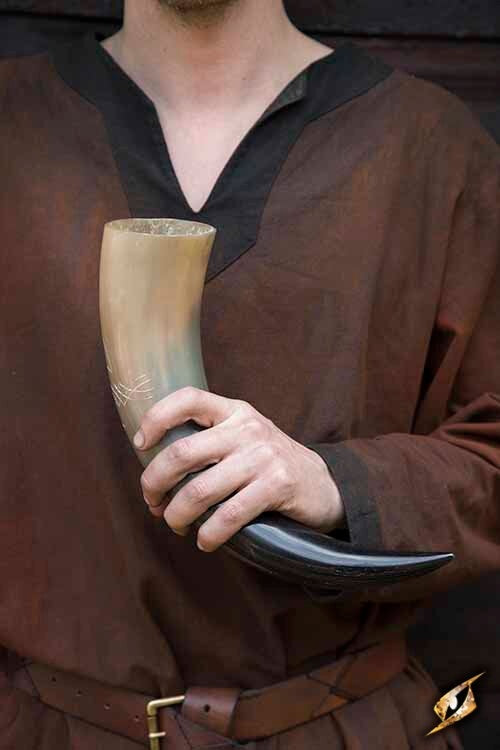 Celtic drinking horn 0.5L, light