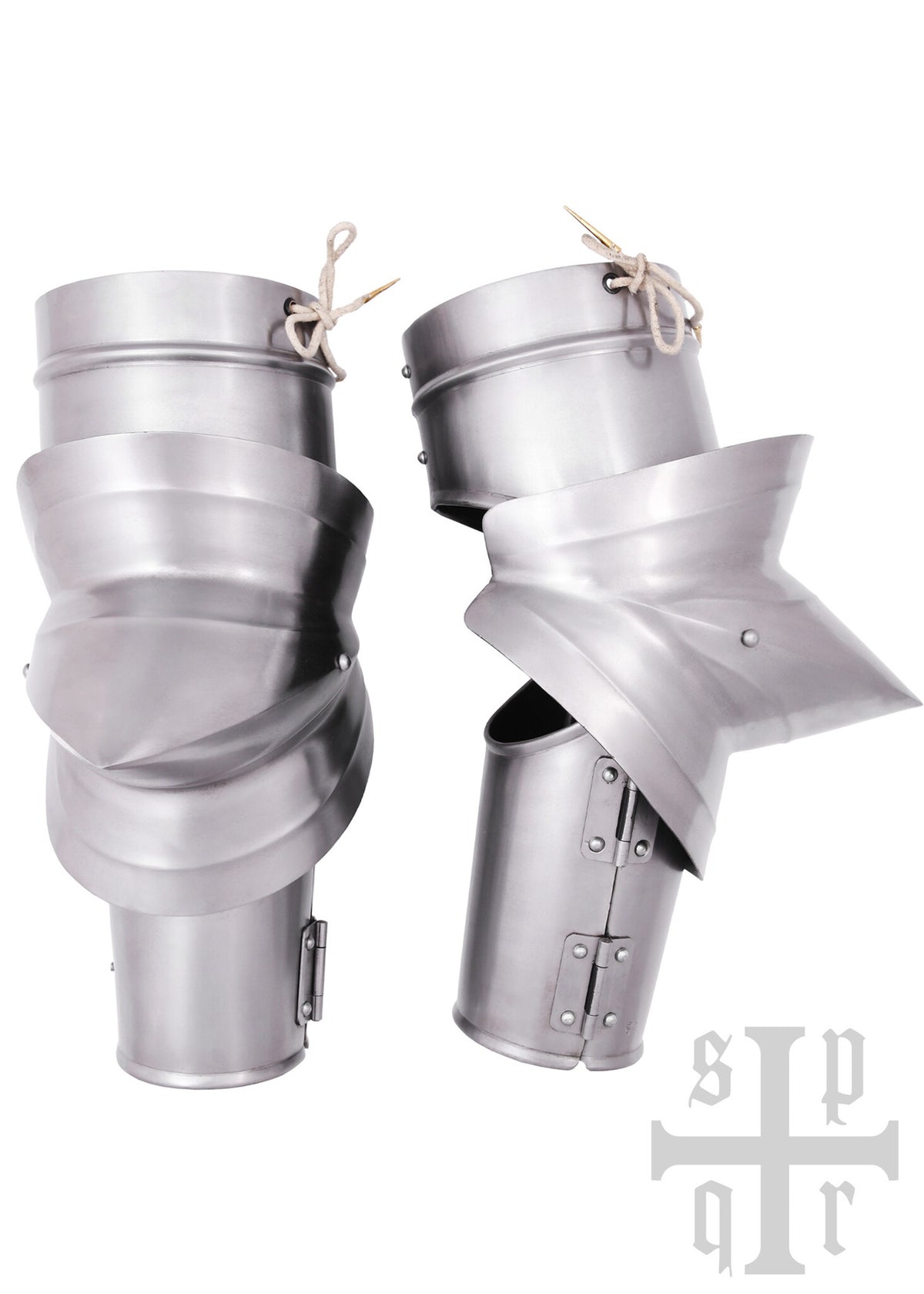 Milanese vambraces with large couters, 1.5 mm