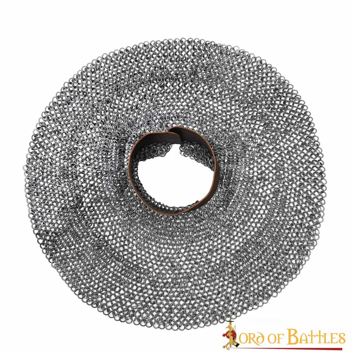 Chainmail standard, mixed riveted round rings, 9 mm